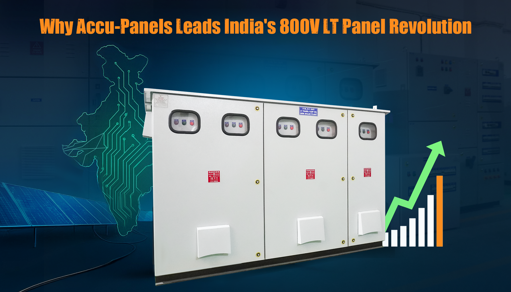 Why Accu-Panels Leads India’s 800V LT Panel Revolution - Accu-Panels Energy